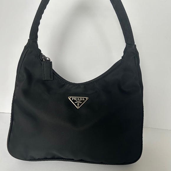 Authentic Prada Black Nylon Hobo Bag - Picture 5 of 12